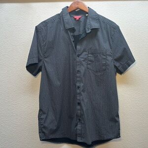 Men's Guess Black Patterned Shirt